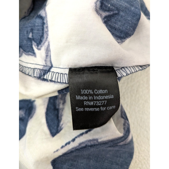 Womens Vera Wang Blue Cream Floral Dress XXL Sleeveless - Picture 7 of 8